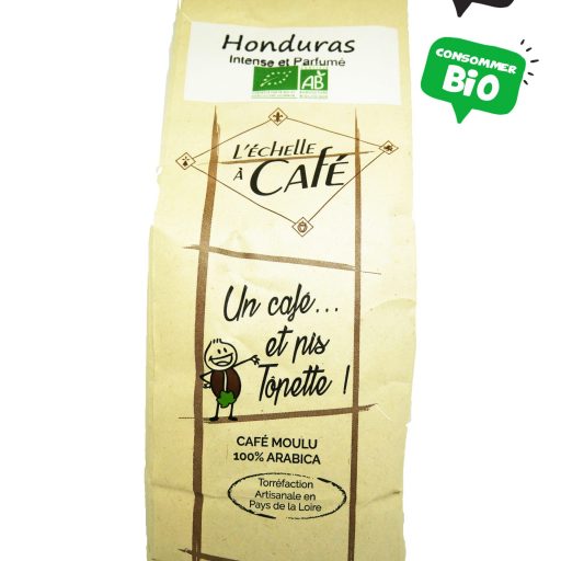CAFÉ  BIO MOULU OU GRAIN HONDURAS 250G