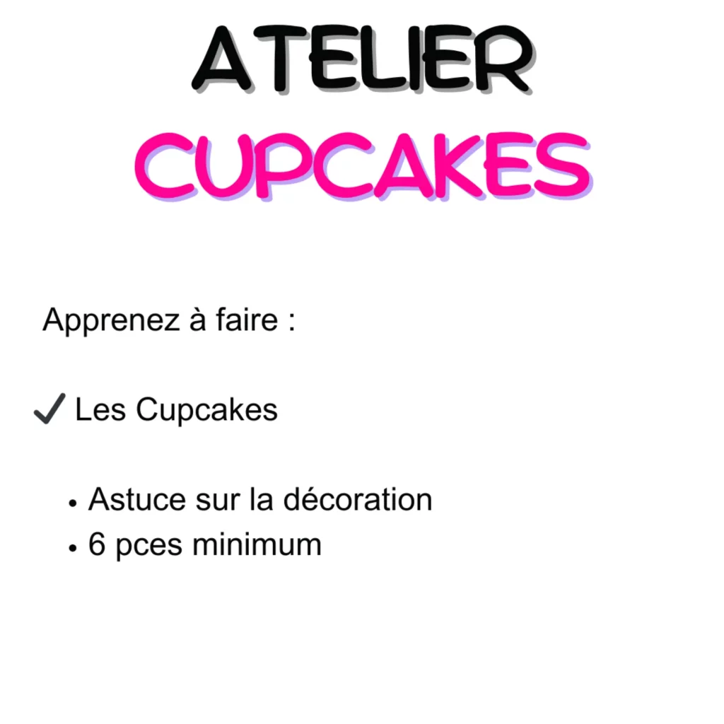 atelier cupcakes